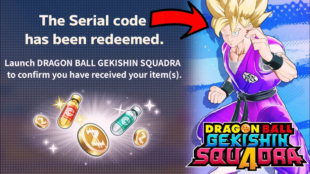 Corra! Códigos de Dragon Ball Gekishin Squadra liberam itens grátis