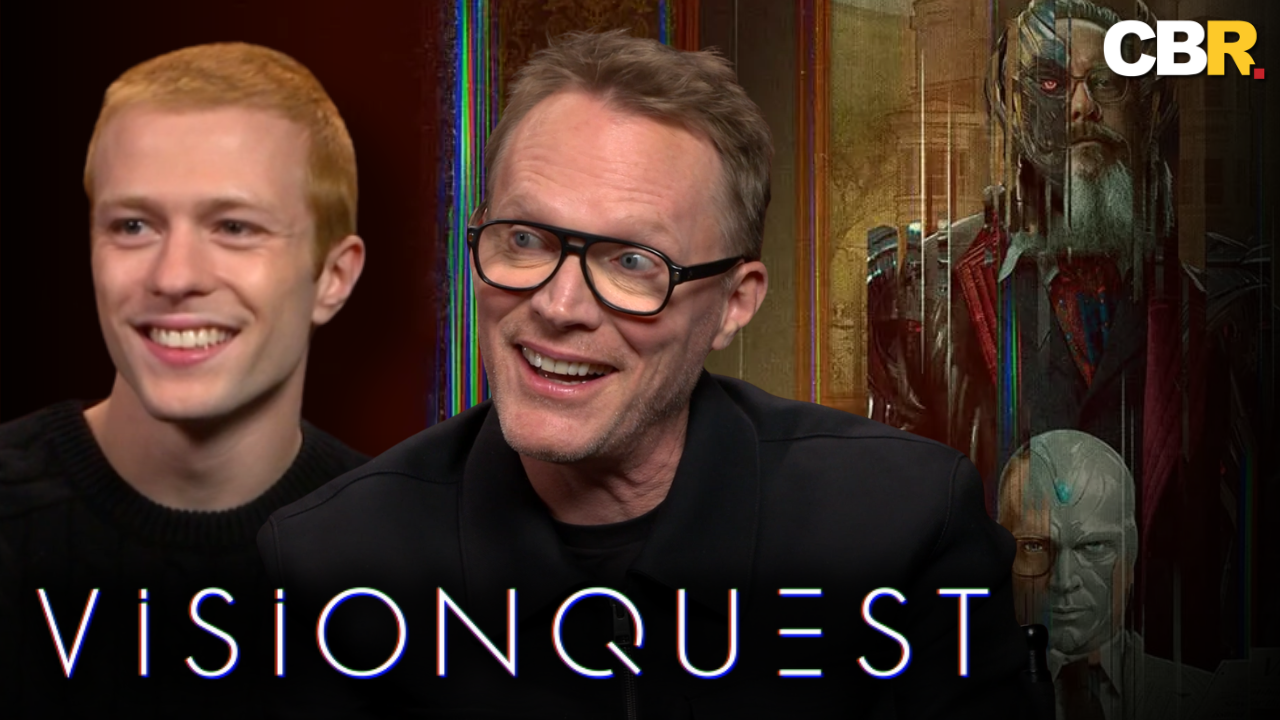 Paul Bettany and Ruaridh Mollica in a VisionQuest promotional image