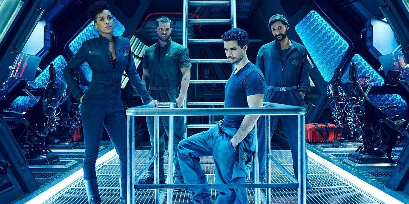 Tripulación de la nave Rocinante reunida durante una misión crítica en The Expanse