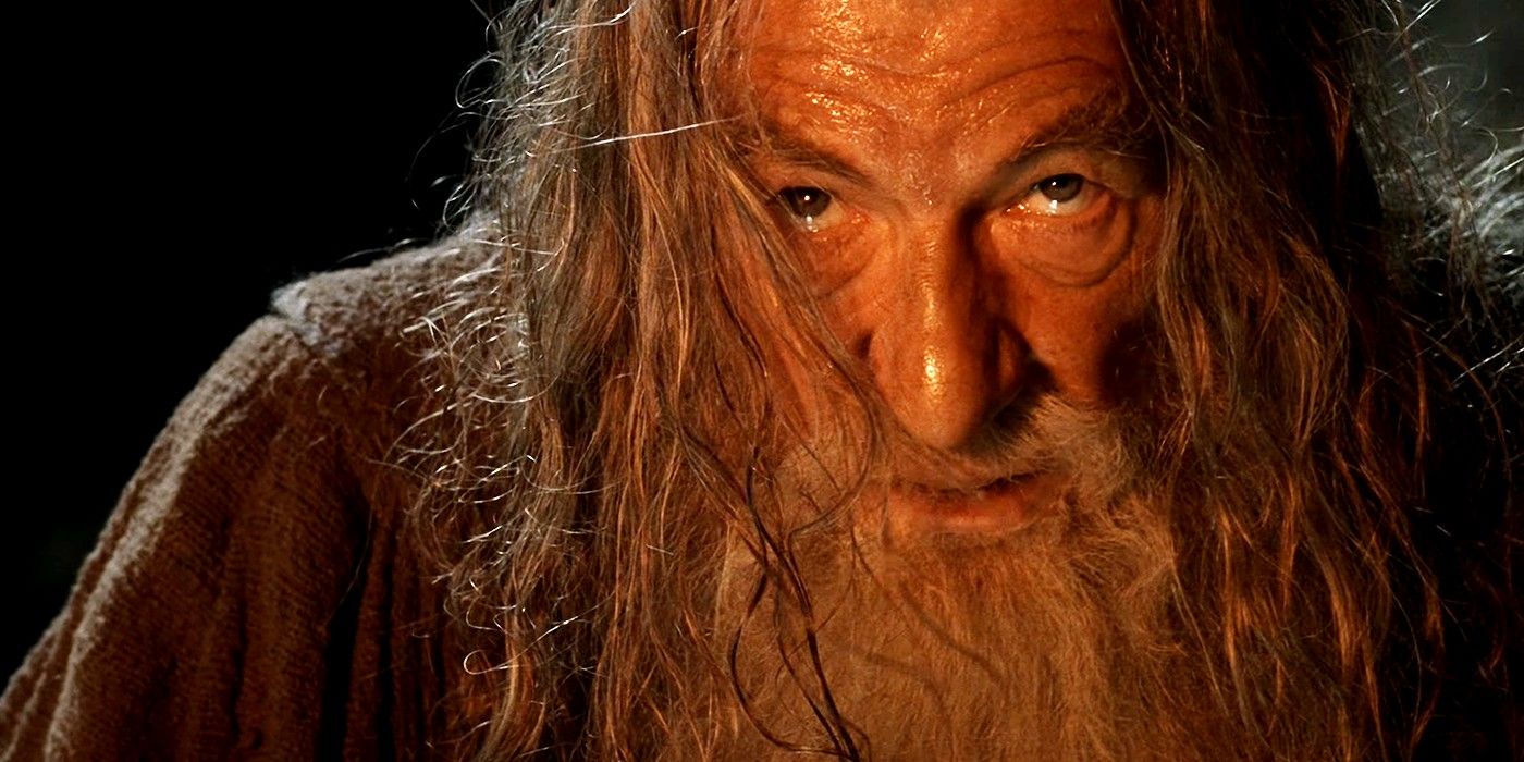 Gandalf confronting the Balrog across the Bridge of Khazad-dum in The Lord of the Rings