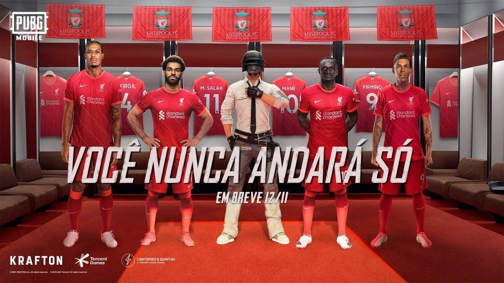 PUBG Mobile Colaboração com o Liverpool anunciada