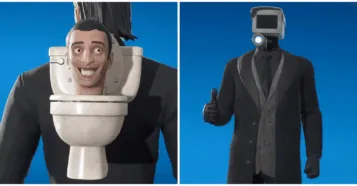 Fortnite vai a loucura com Skibidi Toilets