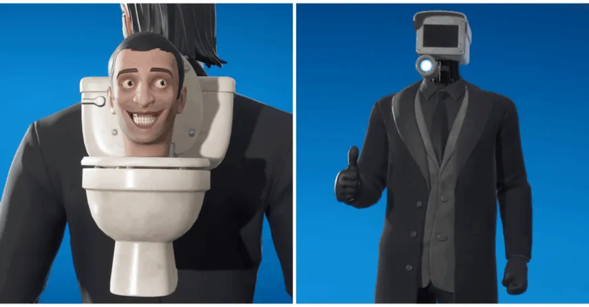 Fortnite vai a loucura com Skibidi Toilets