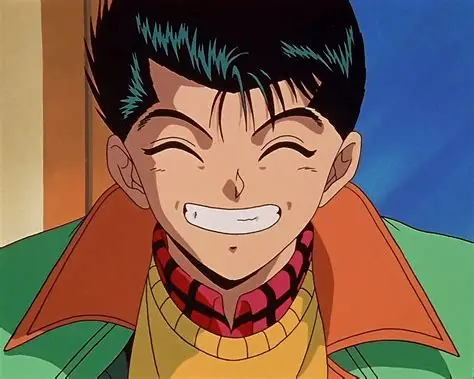 Yusuke Urameshi Sorrindo