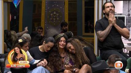 BBB 26: Aline Campos é a primeira eliminada com 61,64% dos votos BBB 26: Aline Campos é a primeira eliminada com 61,64% dos votos