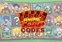 Anime Card Collection: código ativo de janeiro de 2026 para Roblox