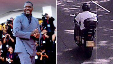 Idris Elba é multado por excesso de velocidade em scooter em Londres Idris Elba é multado por excesso de velocidade em scooter em Londres