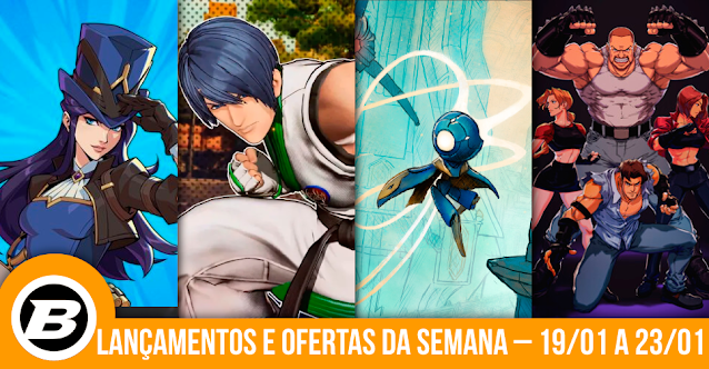 Lançamentos de Games Janeiro 2026: 2XKO Grátis e RPGs em Promoção Lançamentos de Games Janeiro 2026: 2XKO Grátis e RPGs em Promoção